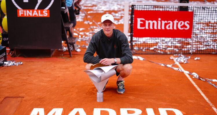 Jannik Sinner ganador del Mutua Madrid Open