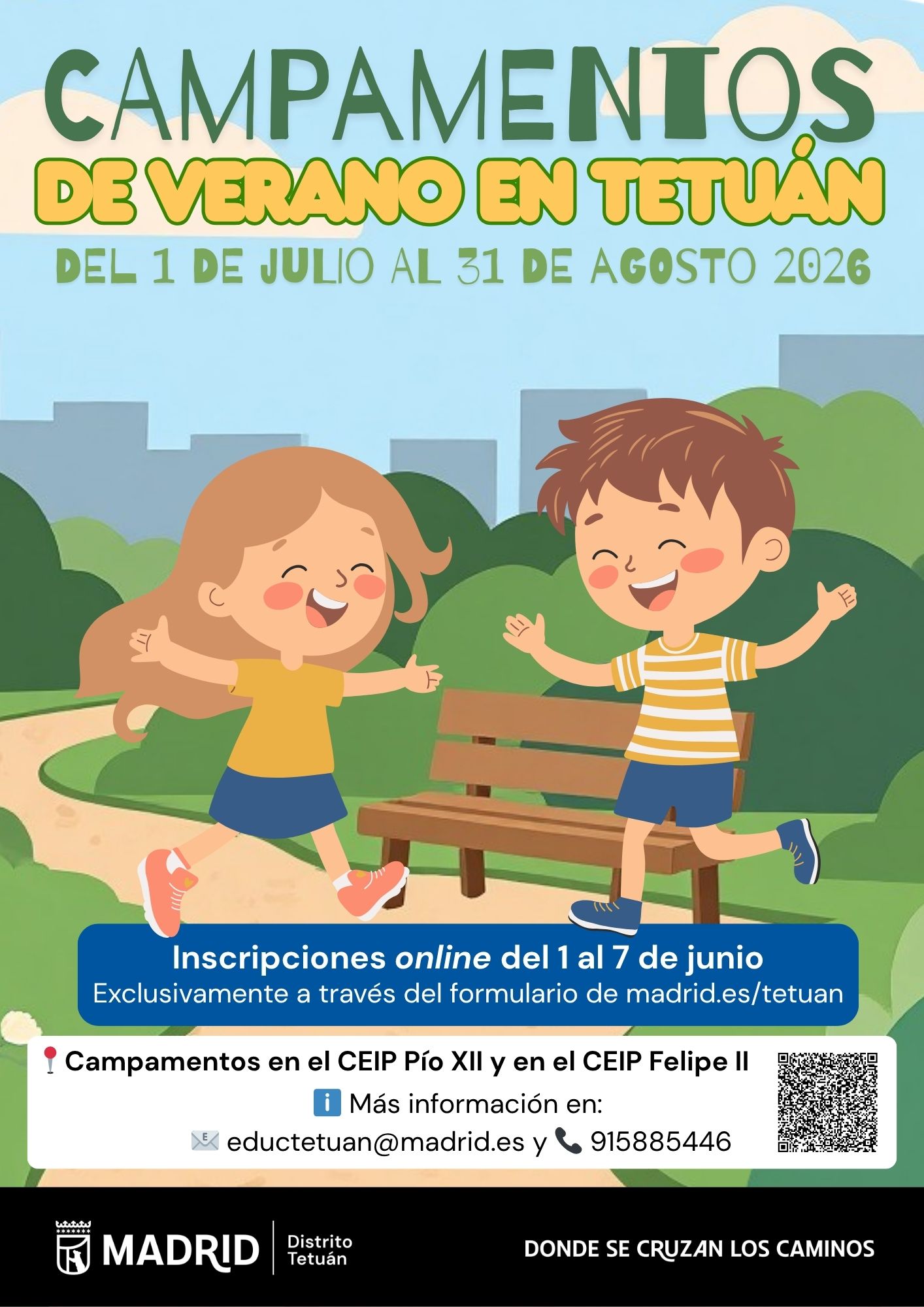 Campamentos de Verano Tetuán 2026