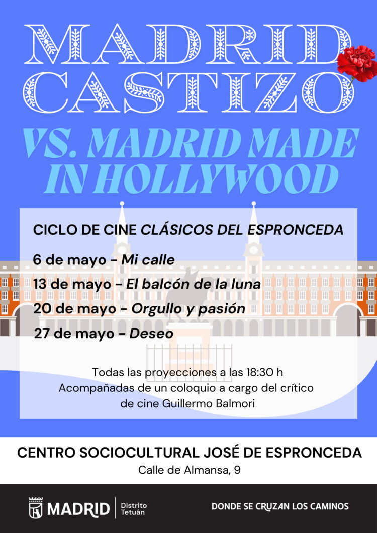 Imagen del cartel del ciclo de cine ‘Clásicos del Espronceda’ 