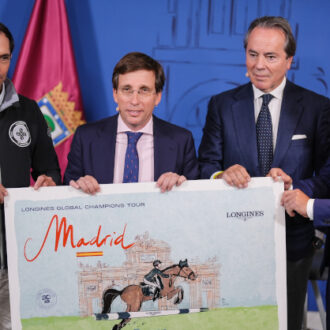 El alcalde de Madrid, José Luis Martínez-Almeida, presenta la 115ª edición del Concurso de Saltos Internacional de Madrid