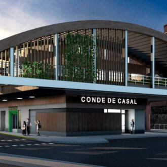Recreación del futuro intercambiador en Conde de Casal (imagen de archivo)