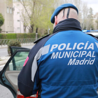 Control policial. Imagen de archivo.