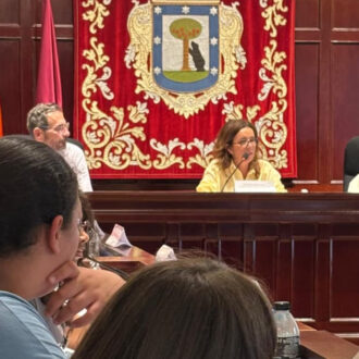 Paula Gómez-Angulo, ha presidido la sesión del Pleno de la Infancia y la Adolescencia del distrito