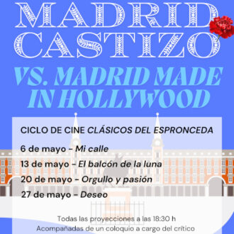 Imagen del cartel del ciclo de cine ‘Clásicos del Espronceda’
