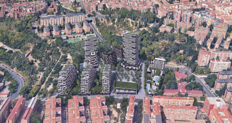 Recreación digital del proyecto de urbanización de Ermita del Santo
