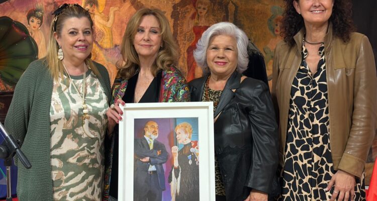 Navarro en la exhibición ‘El Madrid de Olga Ramos’ en el Centro Dotacional Integrado Ángel del Río
