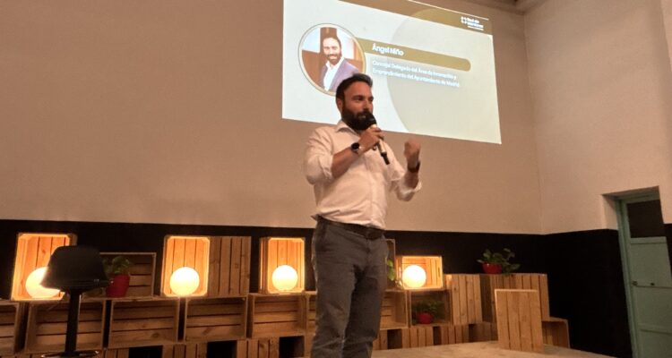 Ángel Niño, en un encuentro de la Red de Mentores de Madrid Emprende