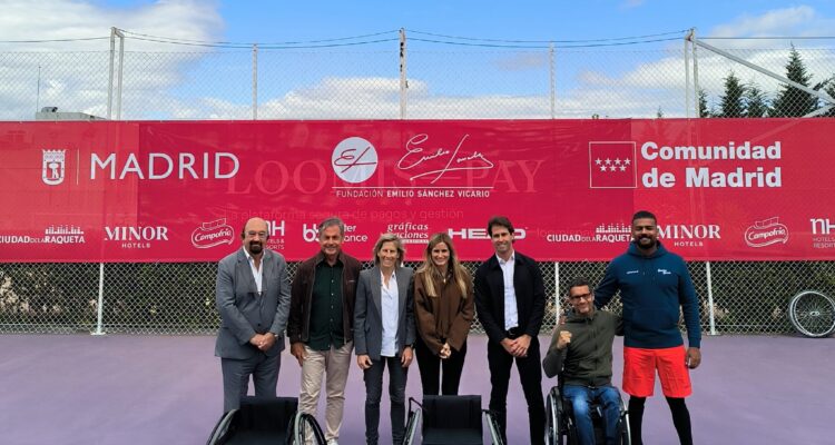 Momento de la presentación del torneo Madrid Emilio Sánchez Vicario-ITF Wheelchair Grade II