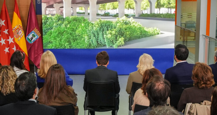 Almeida presenta el proyecto de transformación del entorno del Puente de Vallecas
