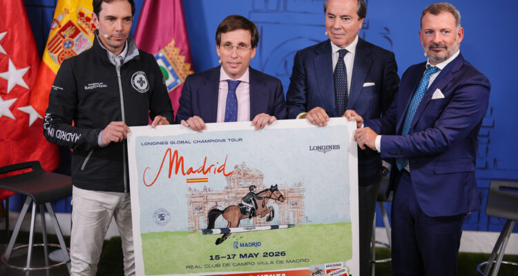 El alcalde de Madrid, José Luis Martínez-Almeida, presenta la 115ª edición del Concurso de Saltos Internacional de Madrid