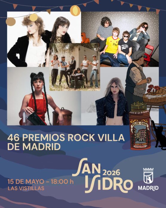 Cartel de los 46 Premios Rock Villa de Madrid en San Isidro 2026