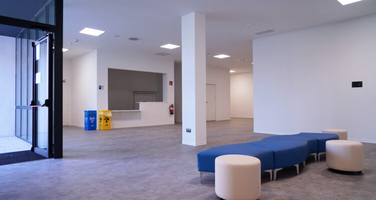 Zona estancial del nuevo equipamiento Benjamín Palencia