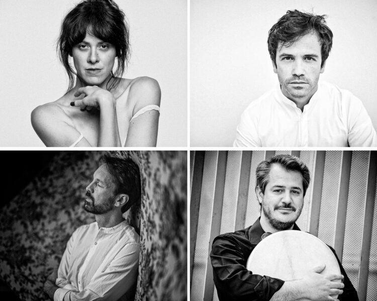 De arriba a abajo y de izquierda a derecha, Maria Berasarte, Ignacio Prego, Pablo M. Caminero y David Mayoral