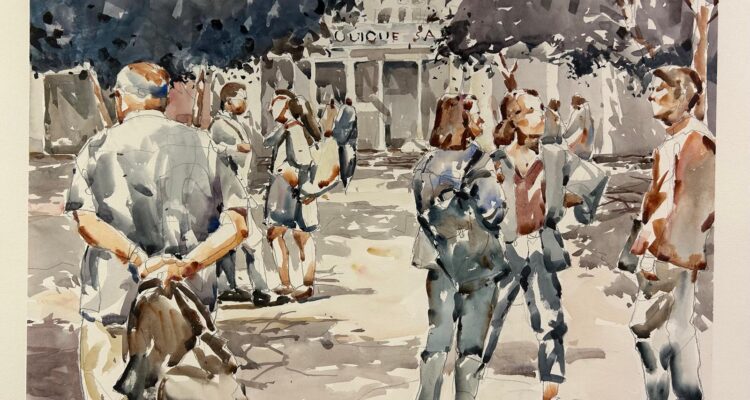 Segundo premio del Certamen de Pintura Rápida, de Raúl Alberto de la Cruz Burgos