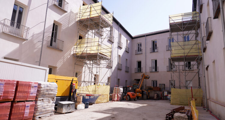 Obras del Palacio de la Duquesa de Sueca para habilitar dos nuevos equipamientos sociales