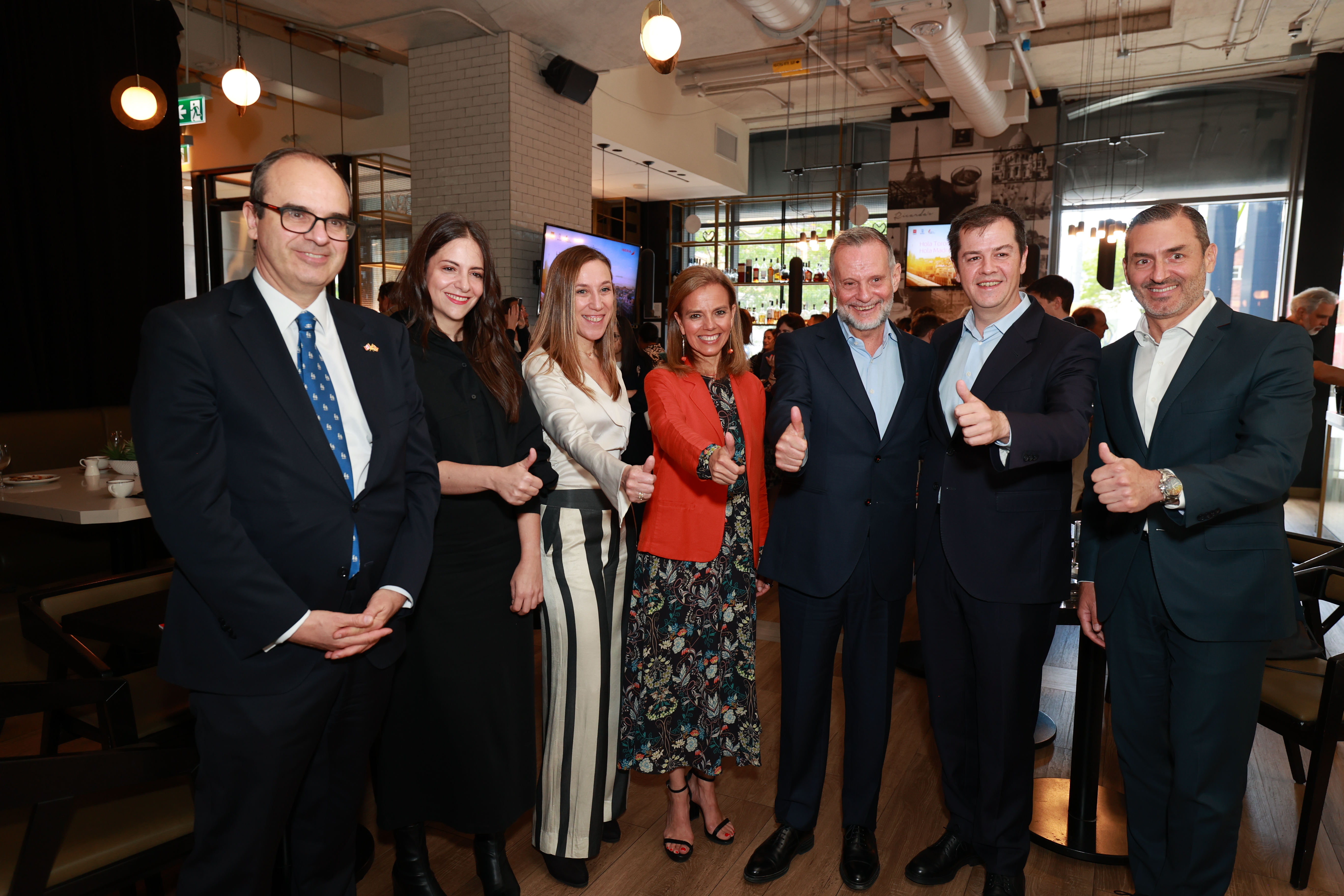 La concejala delegada de Turismo, Almudena Maíllo, participa en la presentación de la nueva ruta directa Madrid-Toronto de Iberia