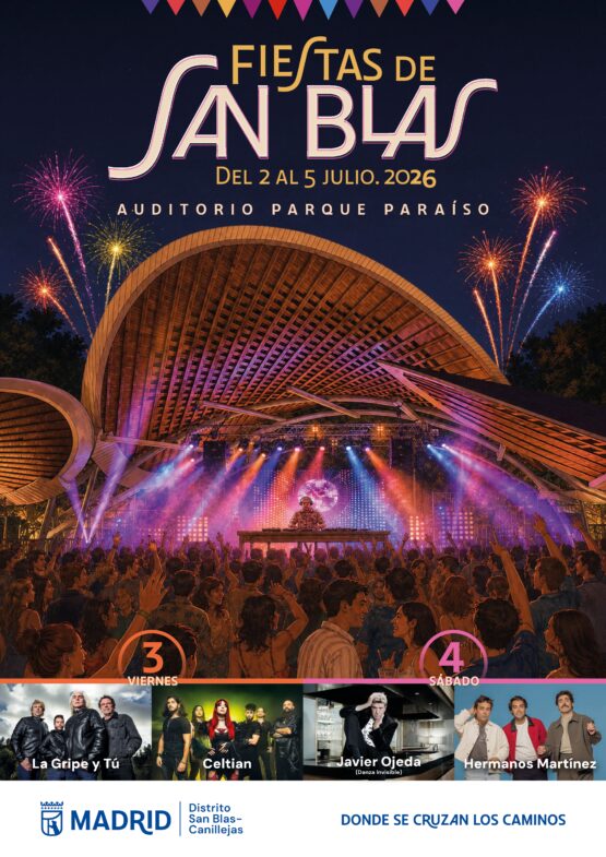 Cartel Fiestas de San Blas 2026