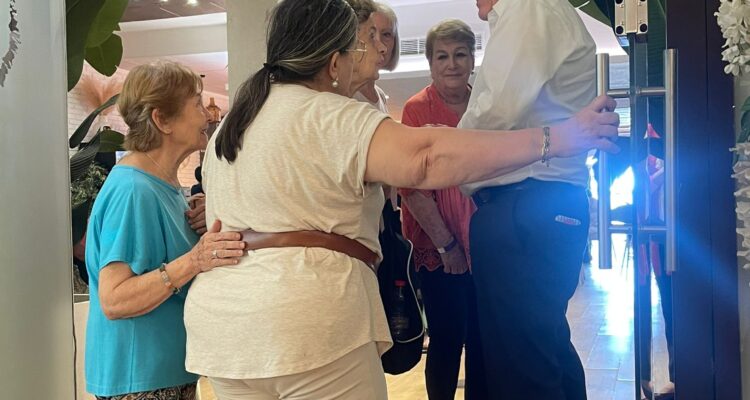 Jaime González Taboada ha acompañado a los usuarios de los centros de mayores en la excursión a Aranjuez