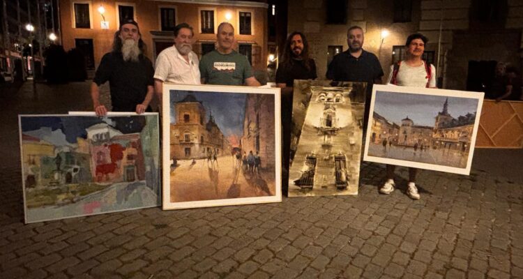 Ganadores del Concurso pintura nocturna Madrid de los Austrias