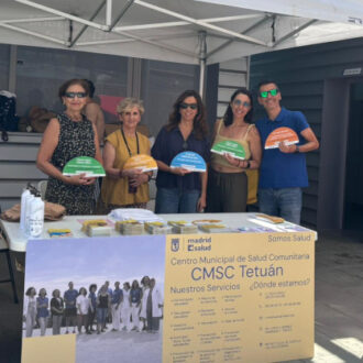 La concejala de Tetuán, Paula Gómez-Angulo, presenta la campaña ‘Tetuán te cuida contra el calor’