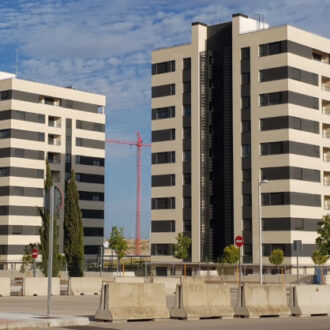 Imagen de archivo de viviendas de alquiler asequible en Madrid