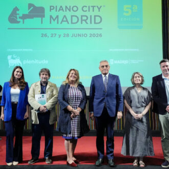 La delegada de Cultura, Turismo y Deporte, Marta Rivera de la Cruz, presenta la quinta edición de Piano City Madrid
