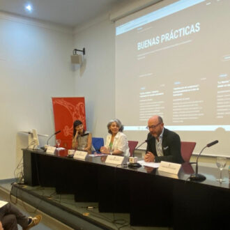 El delegado de Políticas Sociales, Familia e Igualdad, José Fernández, en la presentación de los resultados del proyecto en conjunto con la Universidad Complutense de Madrid