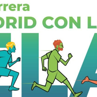 Imagen del cartel de la III Carrera Madrid con la ELA