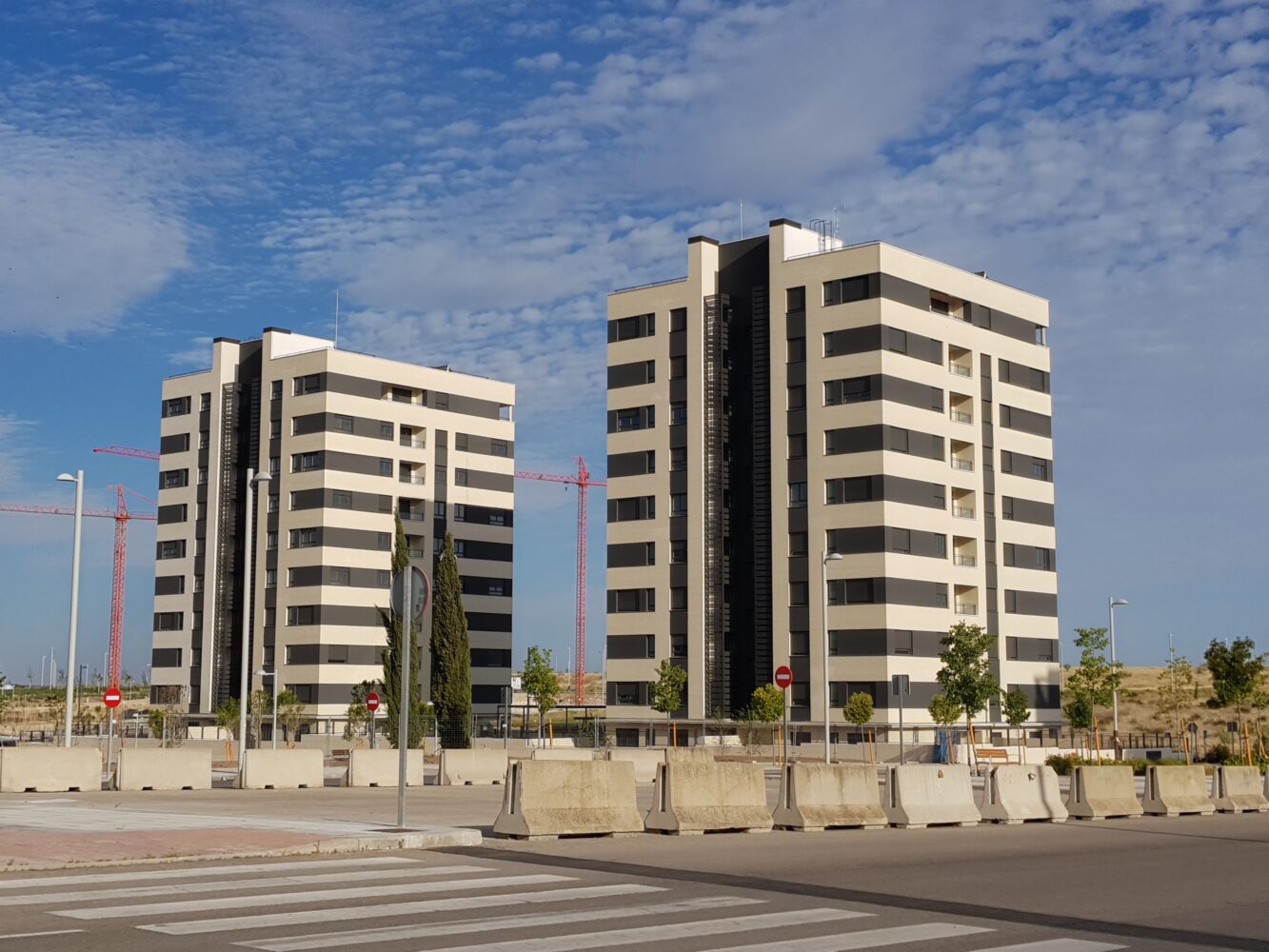 Imagen de archivo de viviendas de alquiler asequible en Madrid