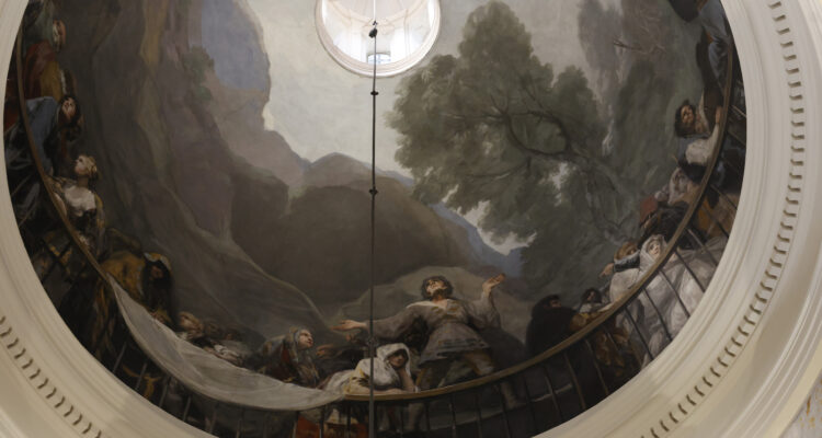 Fresco de Francisco de Goya representando el milagro de San Antonio de Padua