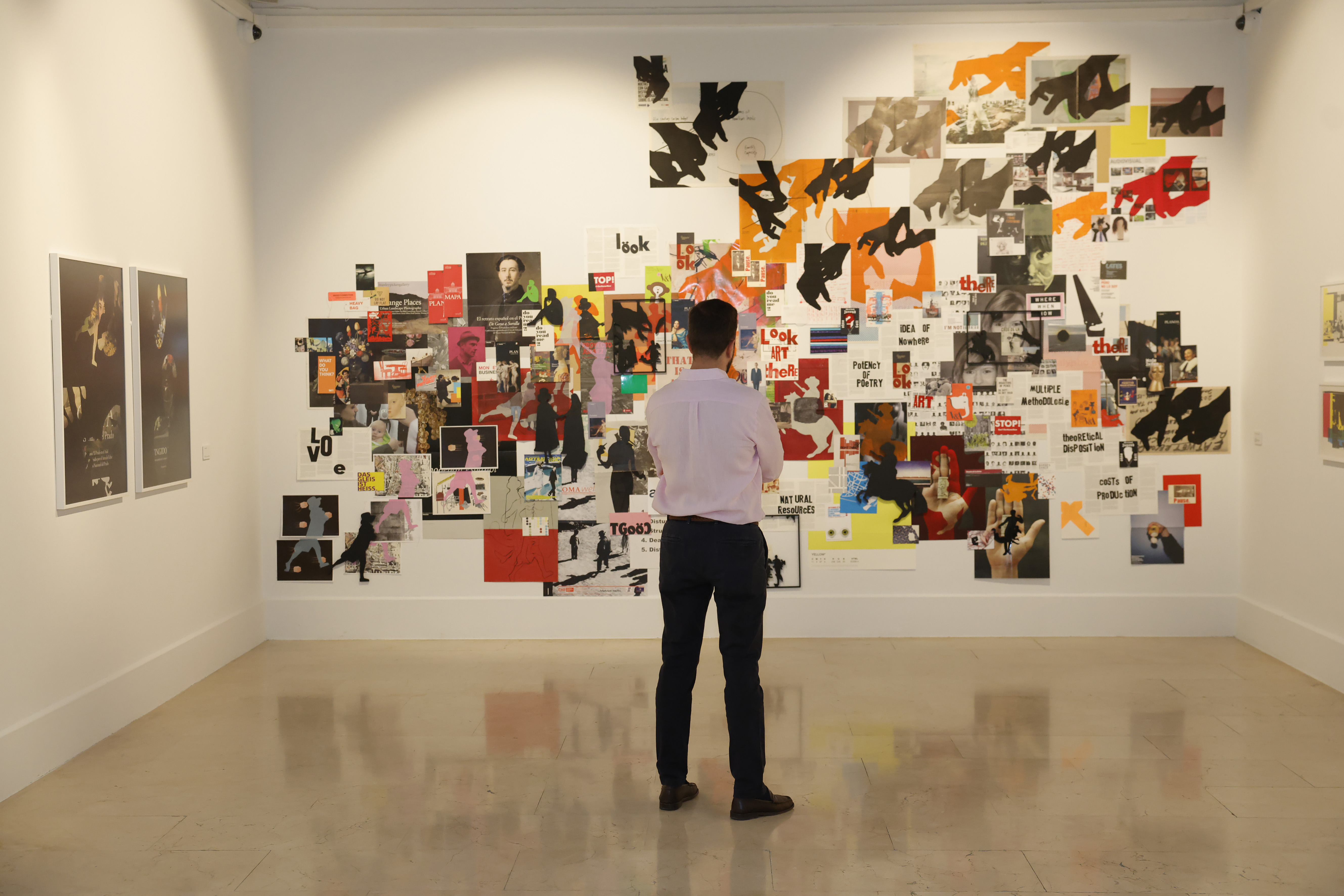 Imagen de la inauguración de la exposición ‘Elena Jiménez. Premio Nacional de Arte Gráfico’
