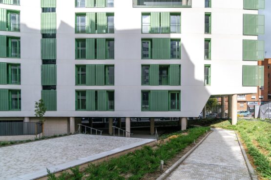 Imagen de la promoción de viviendas de alquiler asequible de EMVS Madrid (archivo)