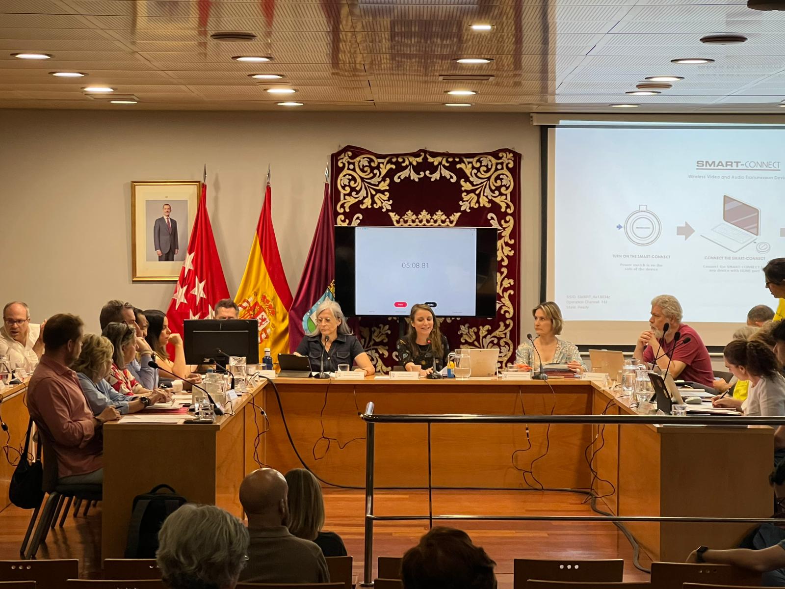Imagen del Pleno del distrito de Retiro