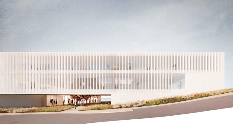 Recreación digital de ‘La plaza y el patio’, del Estudio Cano Lasso