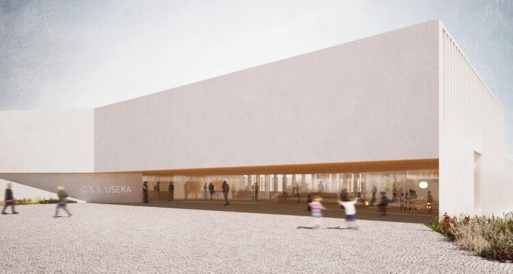 Recreación digital de ‘La plaza y el patio’, del Estudio Cano Lasso