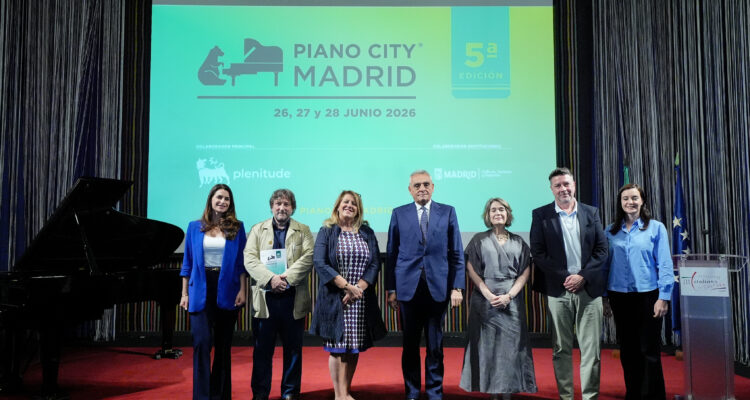 La delegada de Cultura, Turismo y Deporte, Marta Rivera de la Cruz, presenta la quinta edición de Piano City Madrid