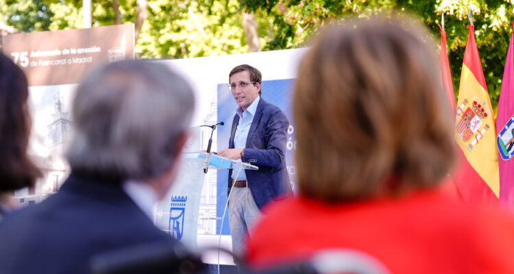 El alcalde de Madrid, José Luis Martínez-Almeida, preside el acto de celebración del 75º aniversario de la adhesión de El Pardo y Fuencarral a Madrid