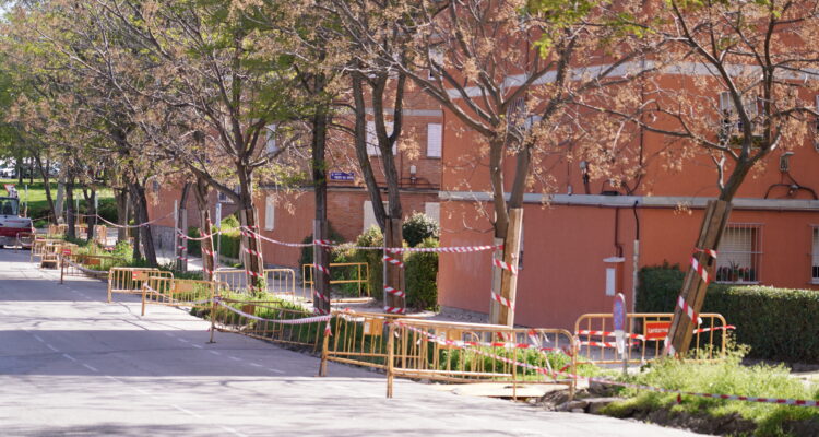 Obras de la primera fase del Plan Regenera Madrid en la Colonia Urpisa (archivo)