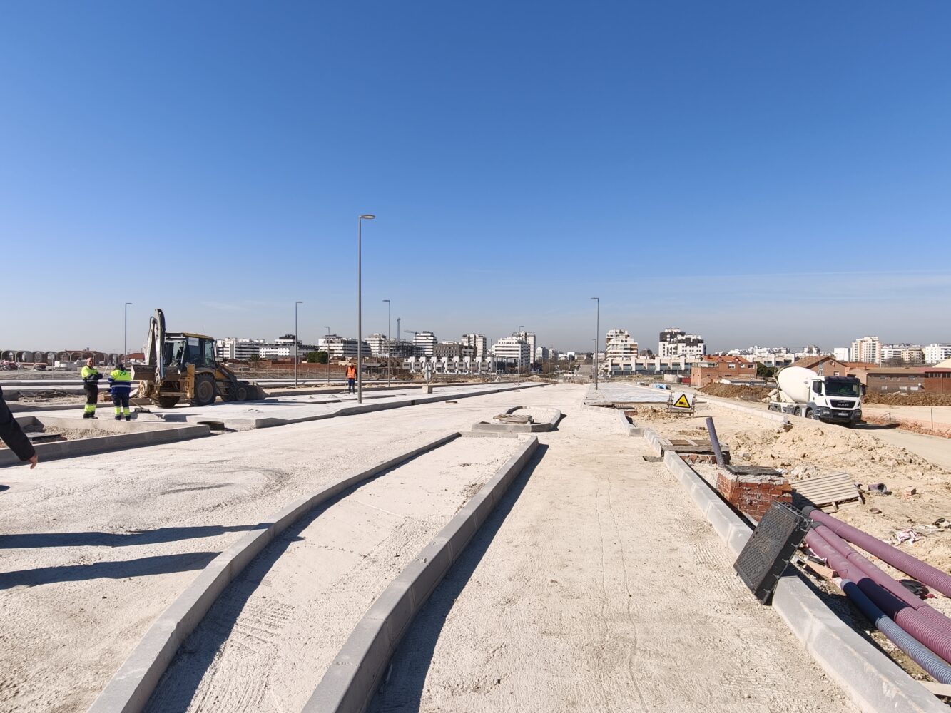 Obras de urbanización de Los Cerros