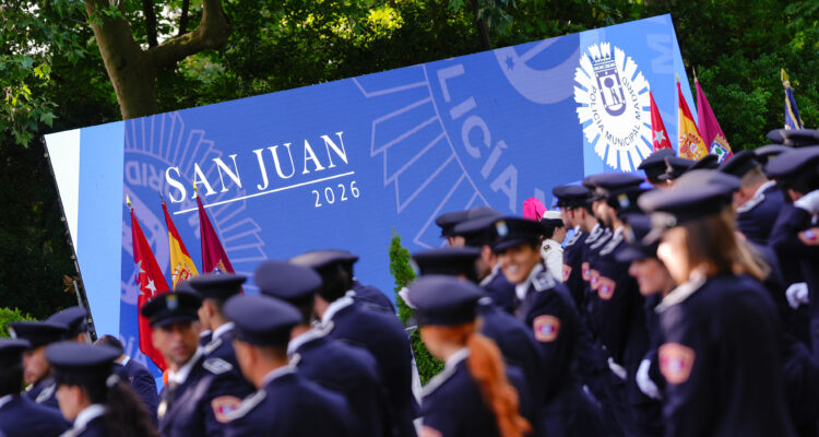 Policía Municipal de Madrid durante los actos conmemorativos