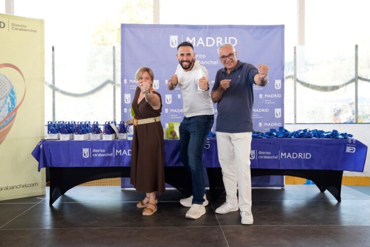 El concejal, Carlos Izquierdo, durante la clausura del Mes del Deporte