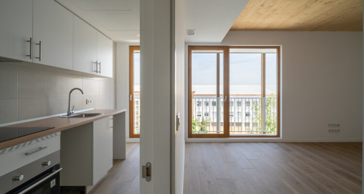 Zona interior vivienda promoción Iberia Loreto 1
