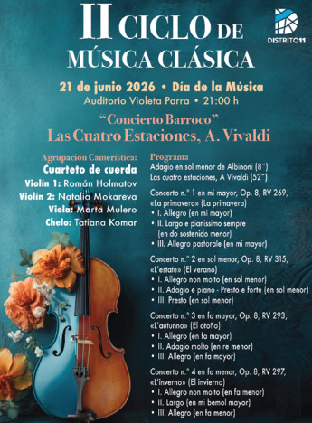 Cartel del II Ciclo de Música Clásica