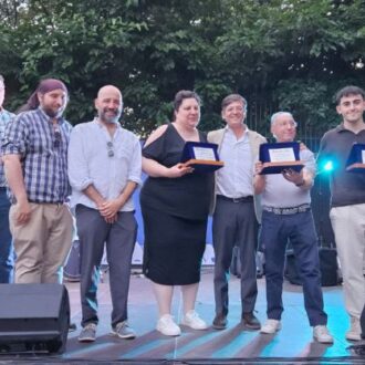 El concejal de Fuencarral-El Pardo, José Antonio Martínez Páramo, en la inauguración de las fiestas de Peñagrande