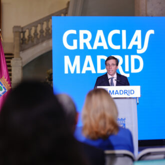 Almeida ofrece una rueda de prensa tras el viaje apostólico del papa a Madrid