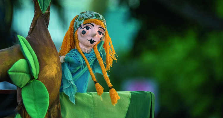 Títeres de la obra 'La princesa o no'