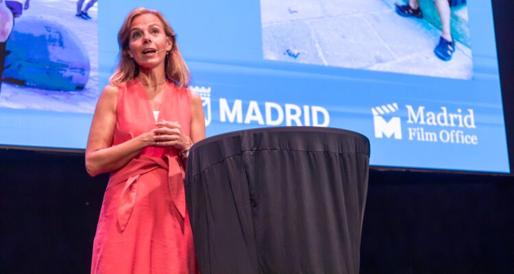 La concejala delegada de Turismo, Almudena Maíllo, ha presentado hoy la tercera edición de ‘Madrid en la pantalla’ y el mapa cultural ilustrado ‘Nuevas comedias madrileñas’