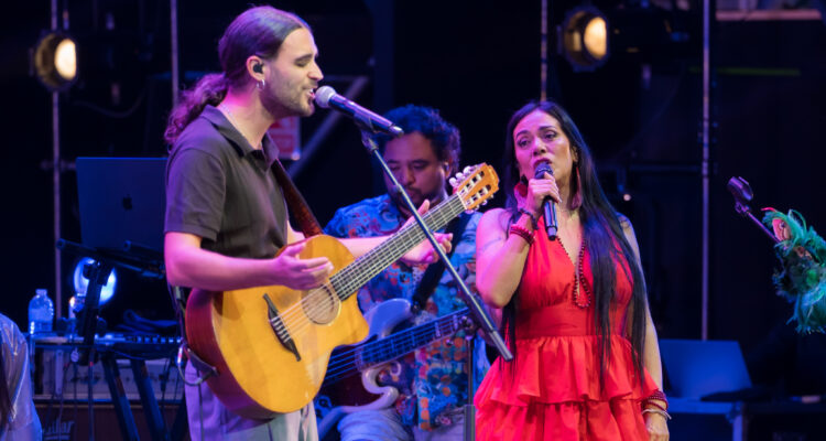 La cantante mexicana Lila Downs en Veranos de la Villa
