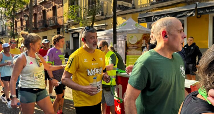 Corredores de la carrera del XLIV Trofeo de San Lorenzo en Lavapiés