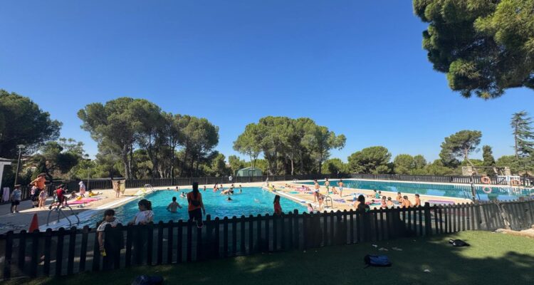 Piscina del 'Urban Camp' en Las Rozas